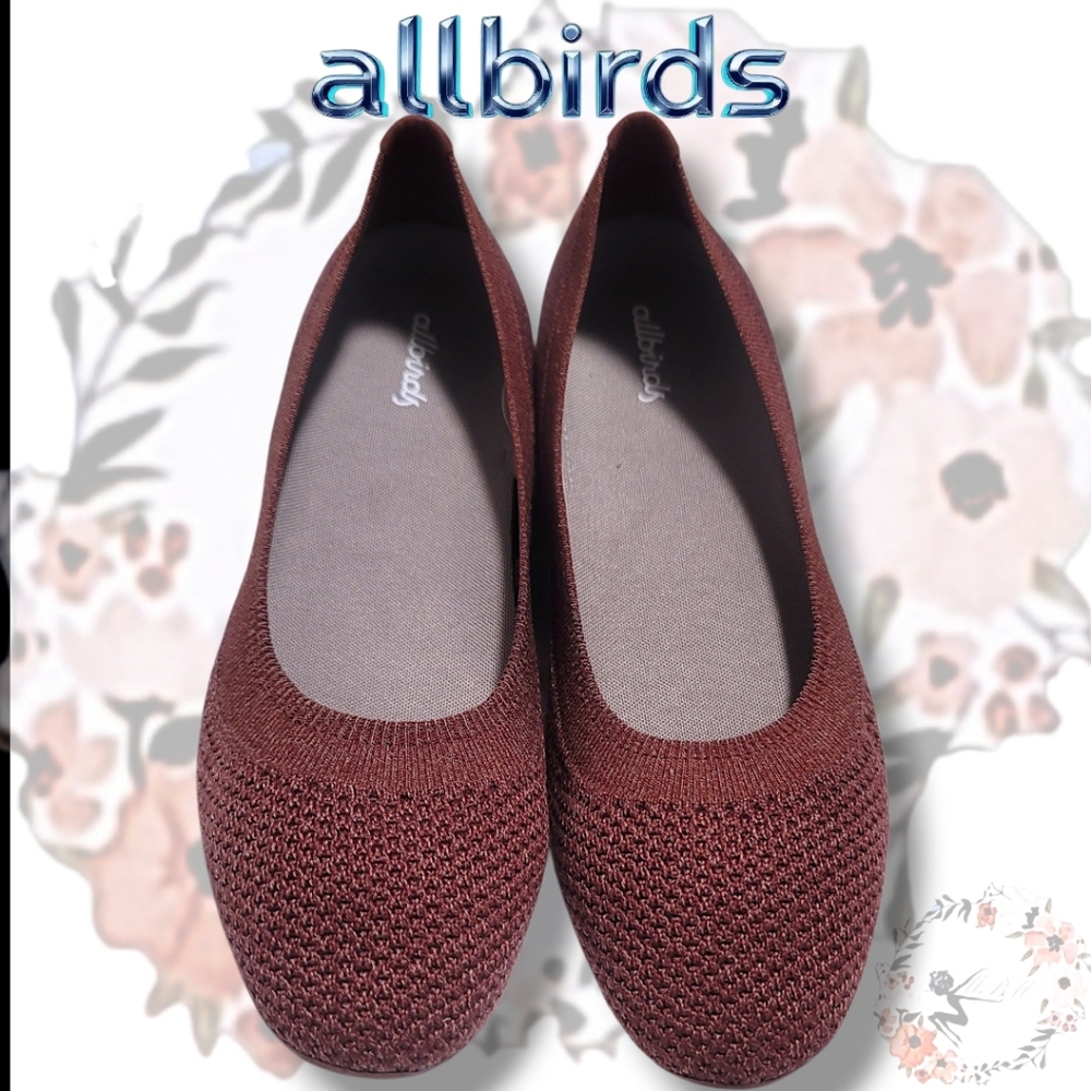 Allbirds Women's Berry Tree Breezer Ballet Flats Size 10 NWOB - Picture 3 of 7